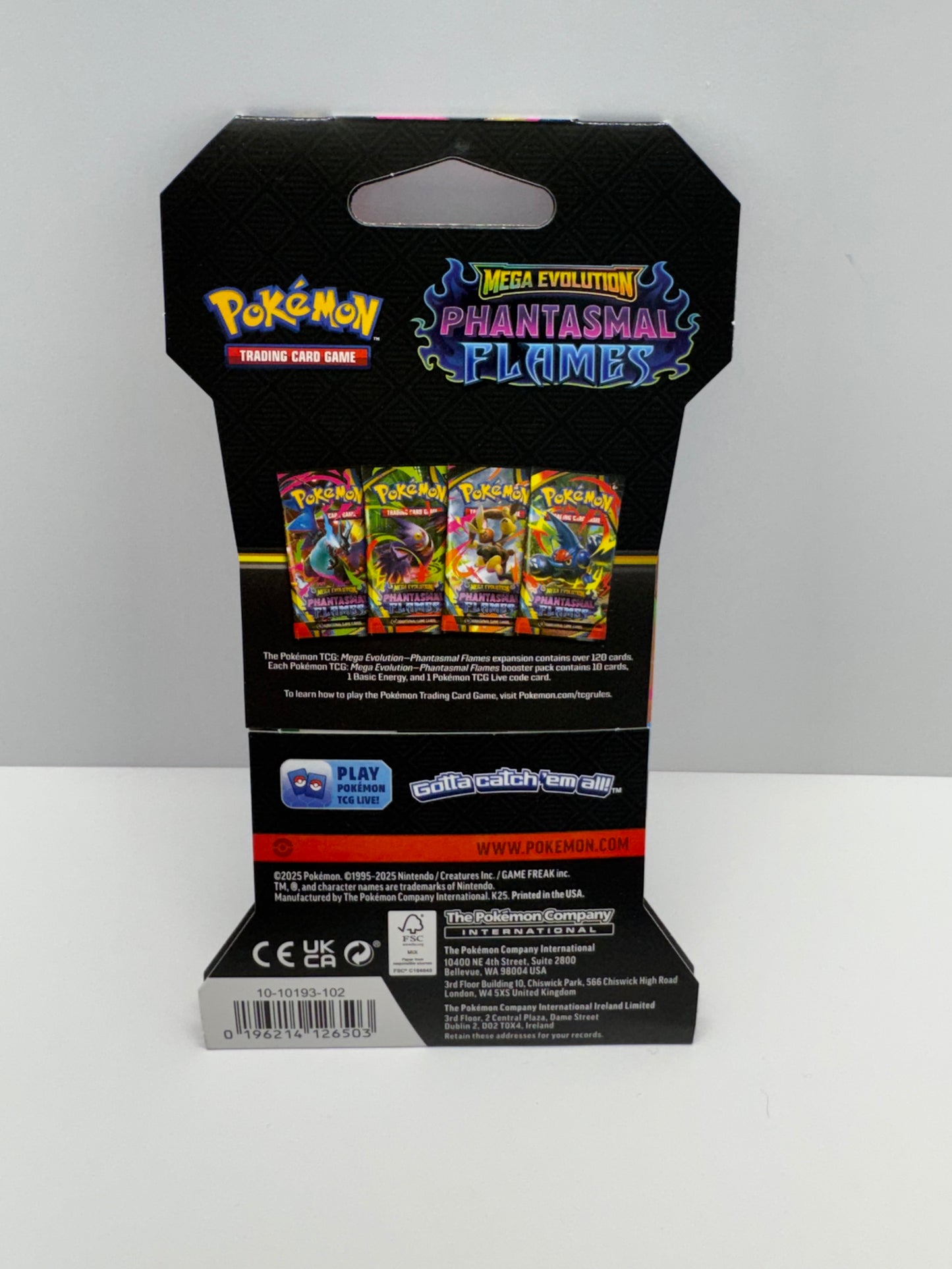 Mega Evolution- Phantasmal Flames Single Booster Sleeve