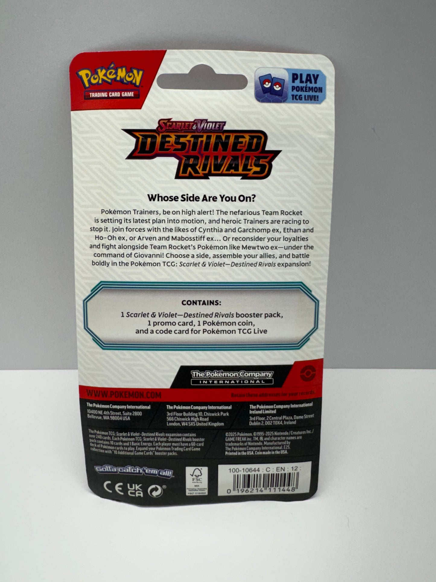 Destined Rivals Single Pack Blister (Zarude)