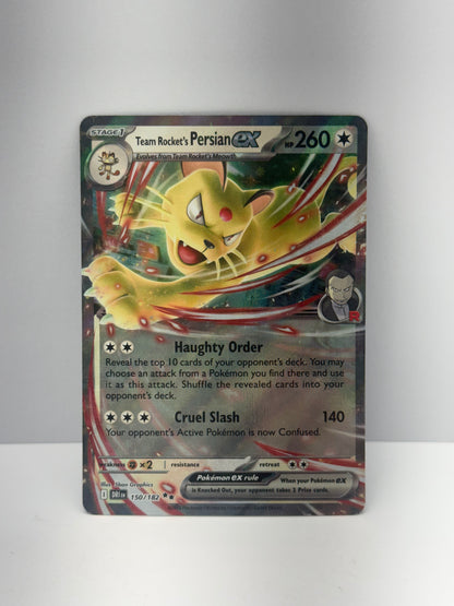 Team Rocket’s Persian EX 150/182 [DRI]