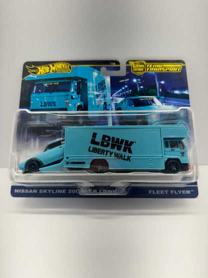Nissan Skyline 2000 GT-R LBWK & Fleet Flyer Transport